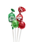 Red & Green Mini Tootsie Pops in Christmas Stockings: 24-Piece Case