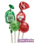 Red & Green Mini Tootsie Pops in Christmas Stockings: 24-Piece Case