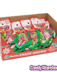 Red & Green Tootsie Roll Fruit Chews in Christmas Stockings: 24-Piece Case - Candy Warehouse