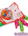 Red & Green Tootsie Roll Fruit Chews in Christmas Stockings: 24-Piece Case - Candy Warehouse