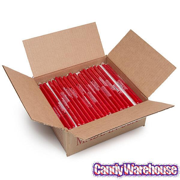 Red Candy Apple Hard Candy Sticks: 100-Piece Box - Candy Warehouse