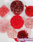 Red Candy Buffet Kit: 25 to 50 Guests - Candy Warehouse