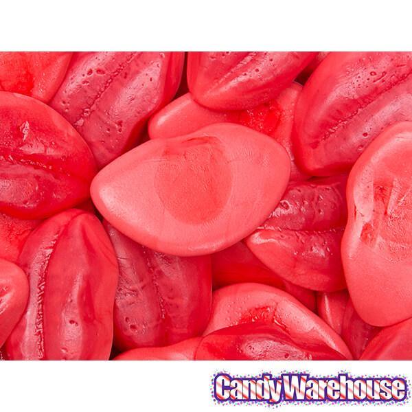 Red Gummy Lips Candy: 1KG Bag - Candy Warehouse