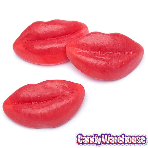 Red Gummy Lips Candy: 1KG Bag - Candy Warehouse