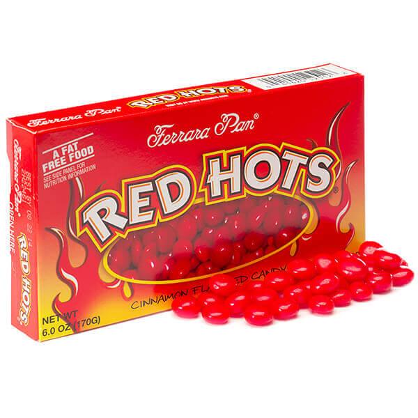 Red Hots Candy 5.5-Ounce Packs: 12-Piece Box - Candy Warehouse