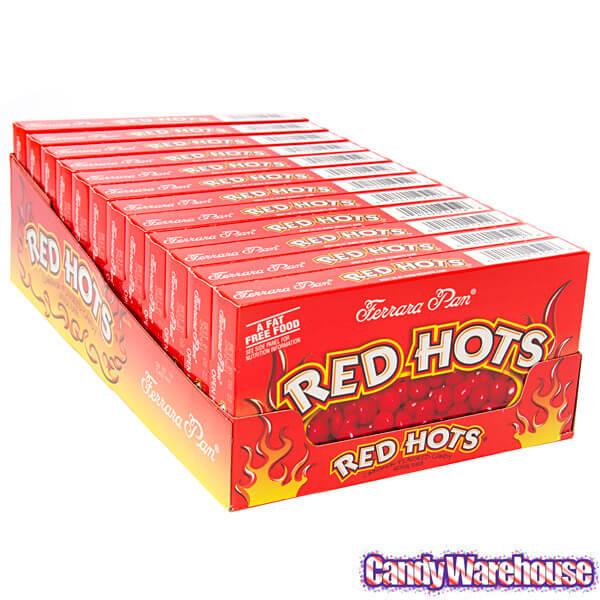 Red Hots Candy 5.5-Ounce Packs: 12-Piece Box - Candy Warehouse