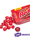 Red Hots Candy Mini Packs: 24-Piece Box - Candy Warehouse