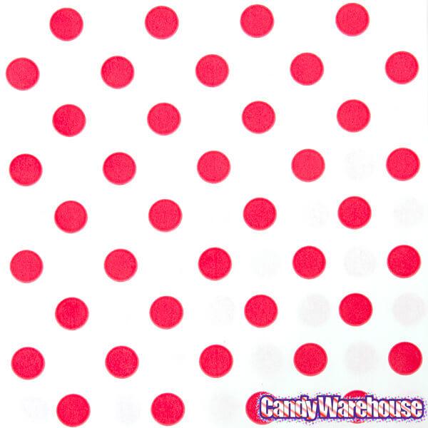 Red Polka Dot Candy Bags: 25-Piece Pack - Candy Warehouse