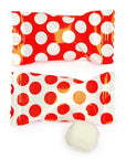 Red Polka Dots Wrapped Butter Mint Creams: 300-Piece Case - Candy Warehouse