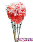 Red Rose Hard Candy Lollipops: 12-Piece Bag