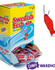 Red Swedish Fish Candy - Wrapped: 240-Piece Box - Candy Warehouse