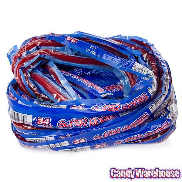 Red Vines Super Ropes Red Licorice Candy: 15-Piece Box - Candy Warehouse