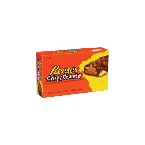 Reese's Crispy Crunchy Candy Bars: 18-Piece Box - Candy Warehouse