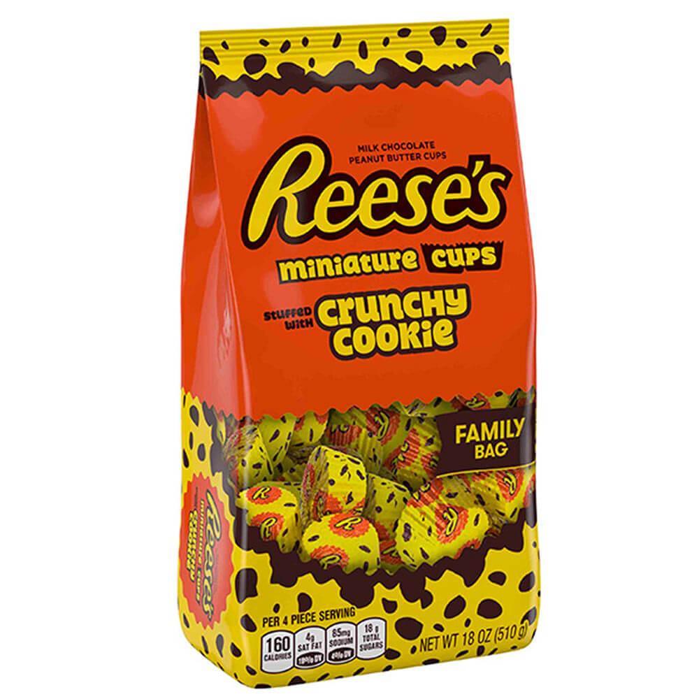 Reese&#39;s Crunchy Cookie Peanut Butter Cups Minatures: 18-Ounce Bag - Candy Warehouse