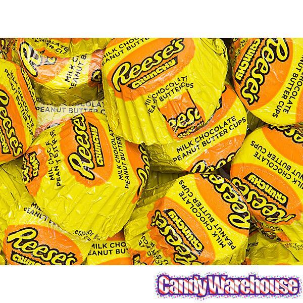 Reese&#39;s Crunchy Peanut Butter Cups Miniatures: 18-Ounce Bag - Candy Warehouse