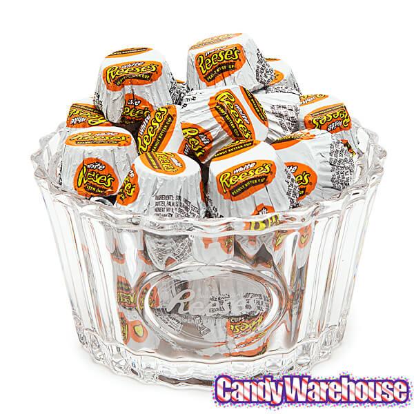 Reese&#39;s Crystal Candy Dish with Cover - Candy Warehouse