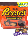 Reese's Dark Chocolate Peanut Butter Cups Miniatures: 10.2-Ounce Bag