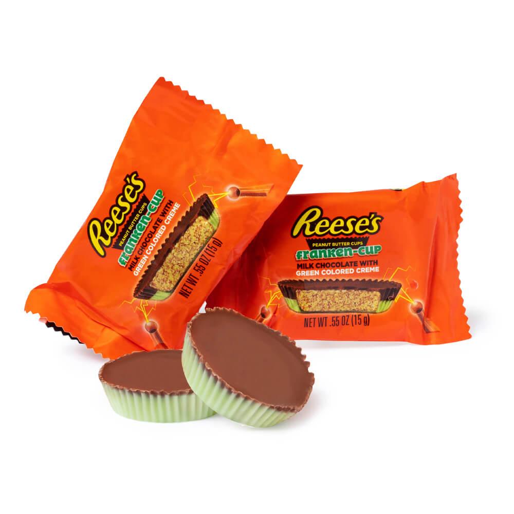 Reese's Franken-Cup Milk Chocolate Peanut Butter Cups: 9-Ounce Bag - Candy Warehouse