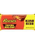 Reese's Peanut Butter Big Cups Stuffed with Reese's Pieces Candy King Size Packs: 16-Piece Box