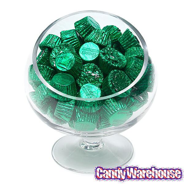 Reese's Peanut Butter Cups Miniatures - Dark Green: 200-Piece Bag - Candy Warehouse