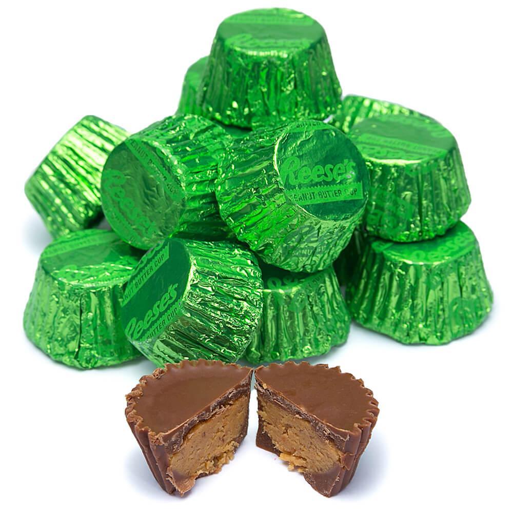 Reese's Peanut Butter Cups Miniatures - Kiwi Green: 200-Piece Bag - Candy Warehouse