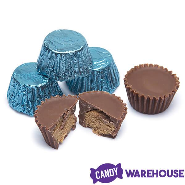 Reese&#39;s Peanut Butter Cups Miniatures - Light Blue: 200-Piece Bag - Candy Warehouse