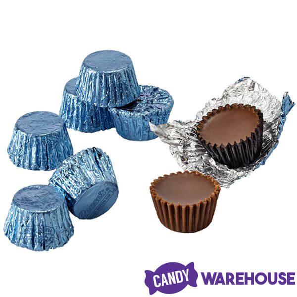 Reese&#39;s Peanut Butter Cups Miniatures - Light Blue: 200-Piece Bag - Candy Warehouse