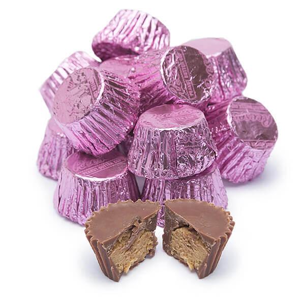 Reese's Peanut Butter Cups Miniatures - Pink: 200-Piece Bag - Candy Warehouse