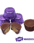 Reese's Peanut Butter Cups Miniatures - Purple: 200-Piece Bag - Candy Warehouse