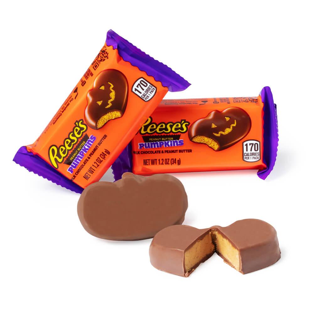 Reese&#39;s Peanut Butter Milk Chocolate Pumpkins: 36-Piece Box - Candy Warehouse