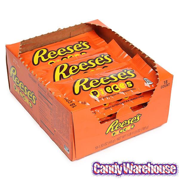 Reese's Pieces Candy Packs: 18-Piece Box