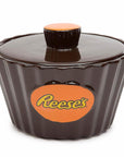 Reese's Porcelain Candy Dish with Cover - Candy Warehouse