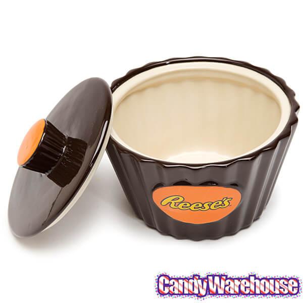 Reese's Porcelain Candy Dish with Cover - Candy Warehouse