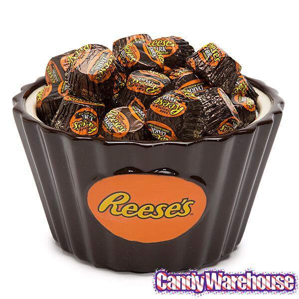 Reese's Porcelain Candy Dish with Cover - Candy Warehouse