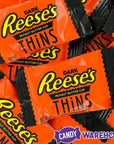 Reese's Thins Dark Chocolate Peanut Butter Cups Candy: 7.37-Ounce Bag - Candy Warehouse