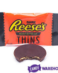 Reese's Thins Dark Chocolate Peanut Butter Cups Candy: 7.37-Ounce Bag - Candy Warehouse