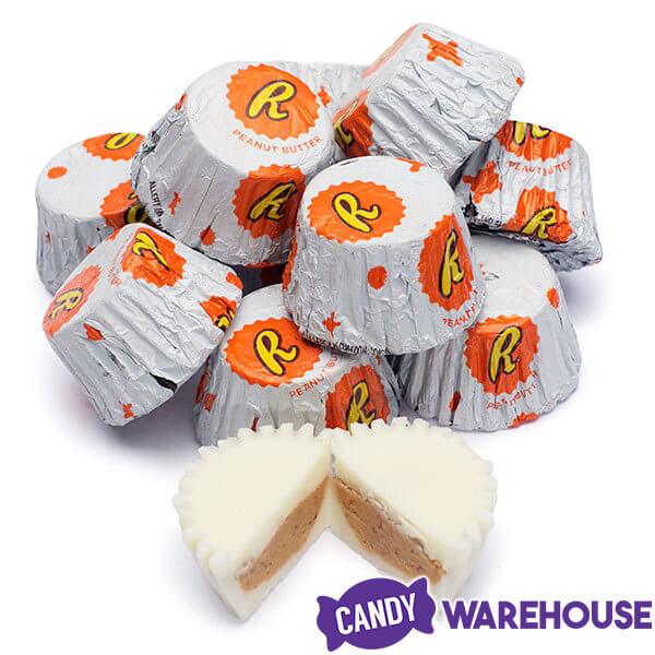 Reese's White Chocolate Peanut Butter Cups Miniatures: 10.5-Ounce Bag - Candy Warehouse