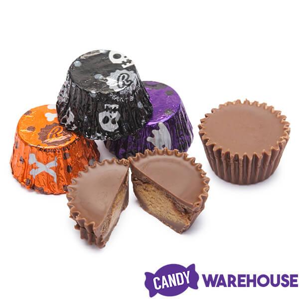 Reeses Halloween Peanut Butter Cups Miniatures in Spooky Wrappers: 31-Ounce Bag - Candy Warehouse