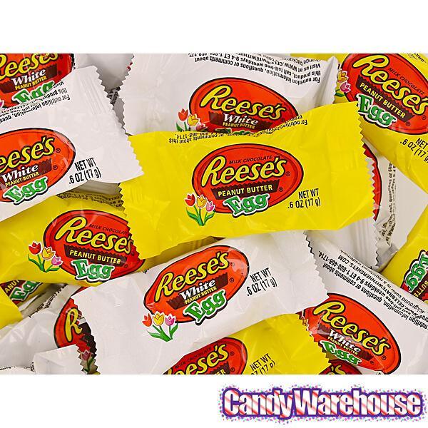 Reeses Peanut Butter Assorted Chocolate Eggs: 50-Piece Bag - Candy Warehouse