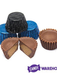 Reeses Peanut Butter Cups Color Combo - Dark Blue and Black: 400-Piece Box