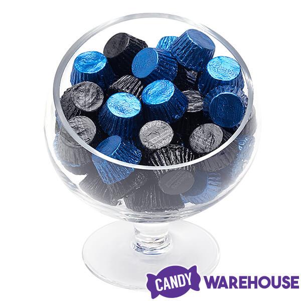 Reeses Peanut Butter Cups Color Combo - Dark Blue and Black: 400-Piece Box - Candy Warehouse