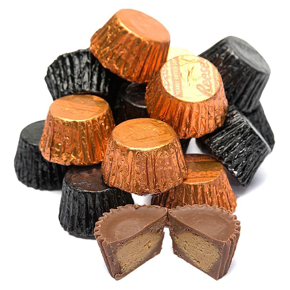 Reeses Peanut Butter Cups Color Combo - Orange and Black: 400-Piece Box - Candy Warehouse