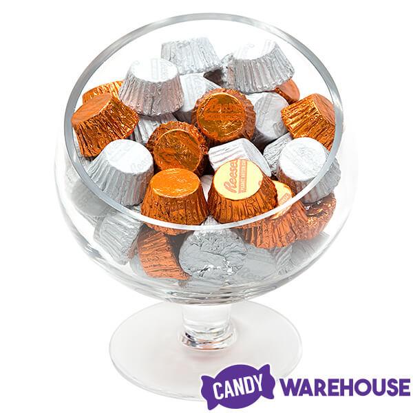 Reeses Peanut Butter Cups Color Combo - Orange and White: 400-Piece Box - Candy Warehouse