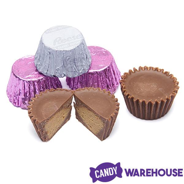 Reeses Peanut Butter Cups Color Combo - Pink and White: 400-Piece Box - Candy Warehouse