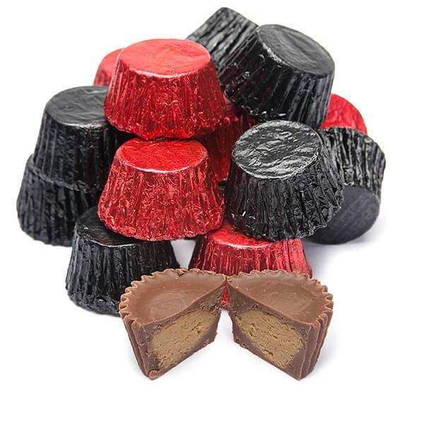 Reeses Peanut Butter Cups Color Combo - Red and Black: 400-Piece Box - Candy Warehouse