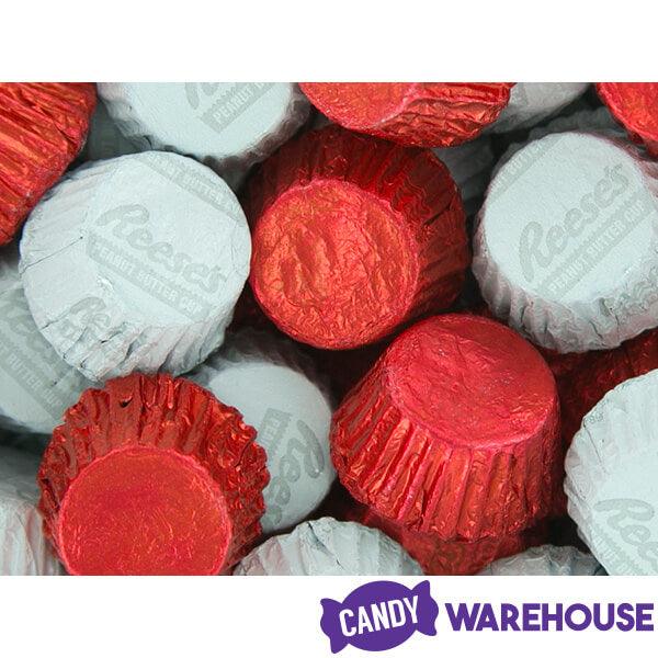 Reeses Peanut Butter Cups Color Combo - Red and White: 400-Piece Box - Candy Warehouse