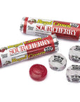 Regal Crown Sour Cherry Hard Candy Rolls: 24-Piece Box