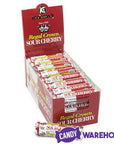 Regal Crown Sour Cherry Hard Candy Rolls: 24-Piece Box