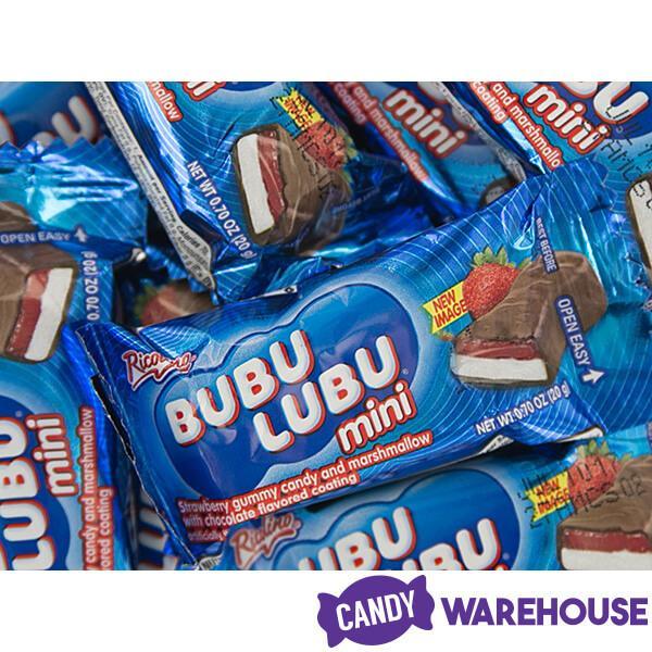 Ricolino Bubu Lubu Mini Candy Bars: 25-Piece Pack - Candy Warehouse