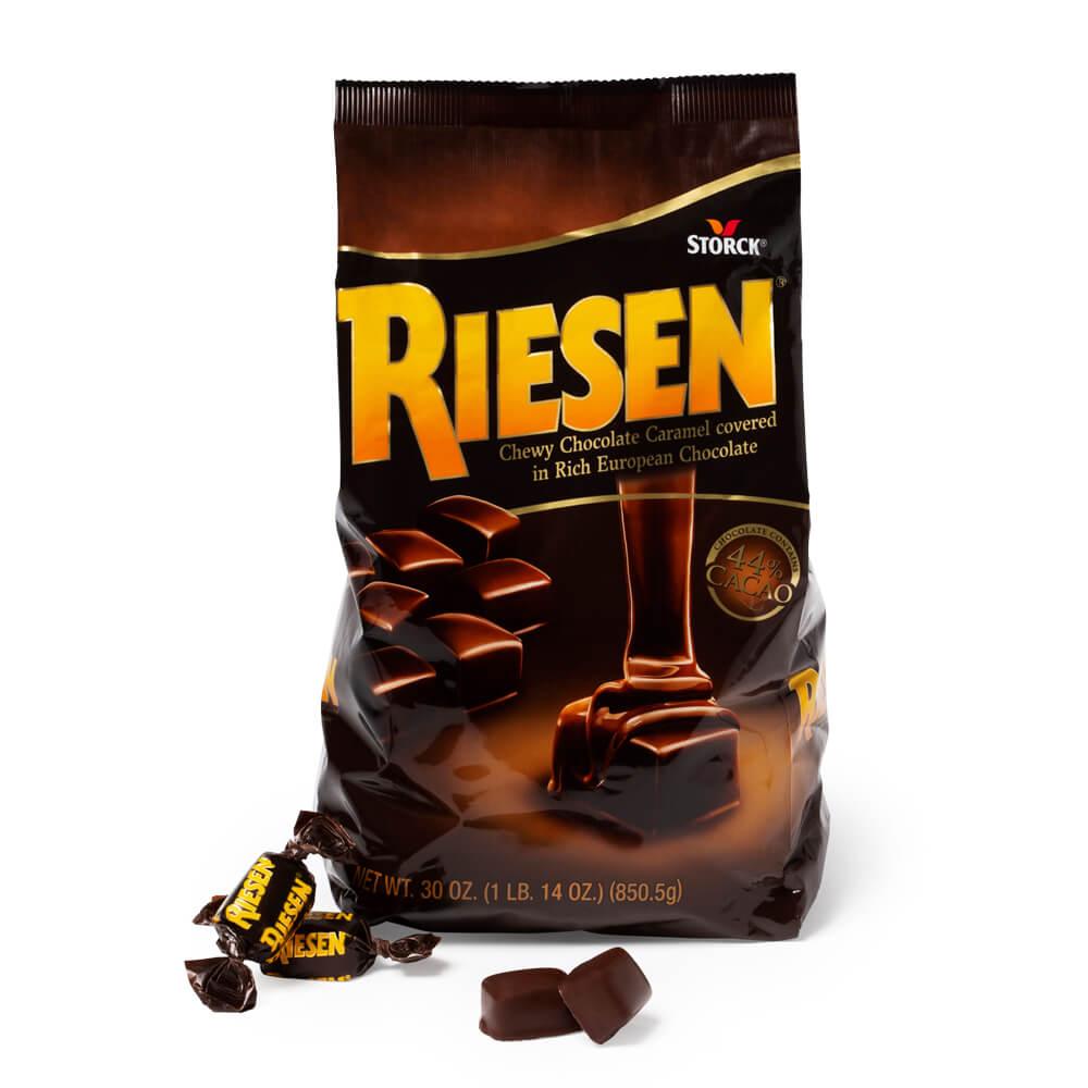 Riesen Chewy Chocolate Caramel: 30-Ounce Bag - Candy Warehouse